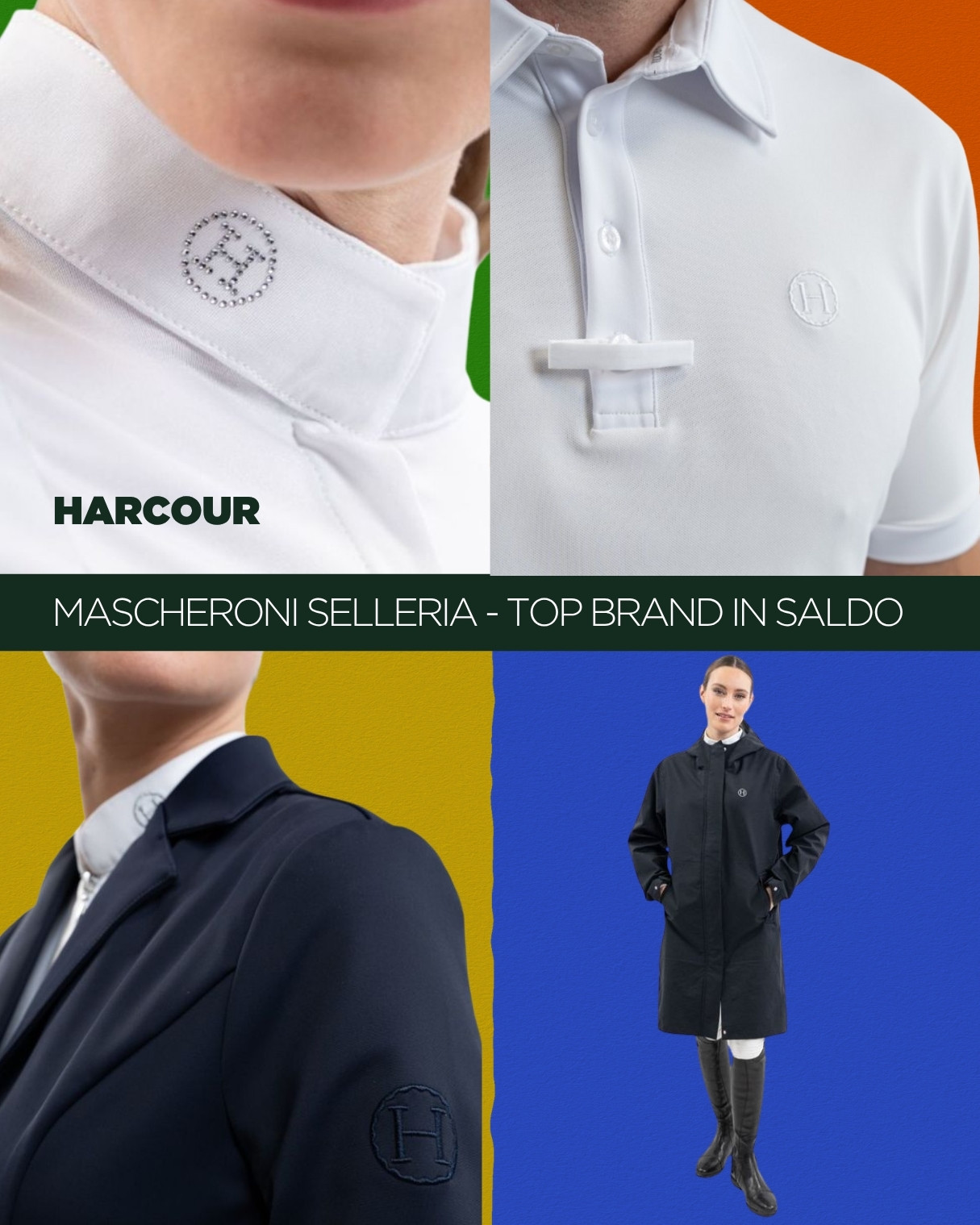Stile e passione di Mascheroni Selleria e della selezione dei top brand in saldo