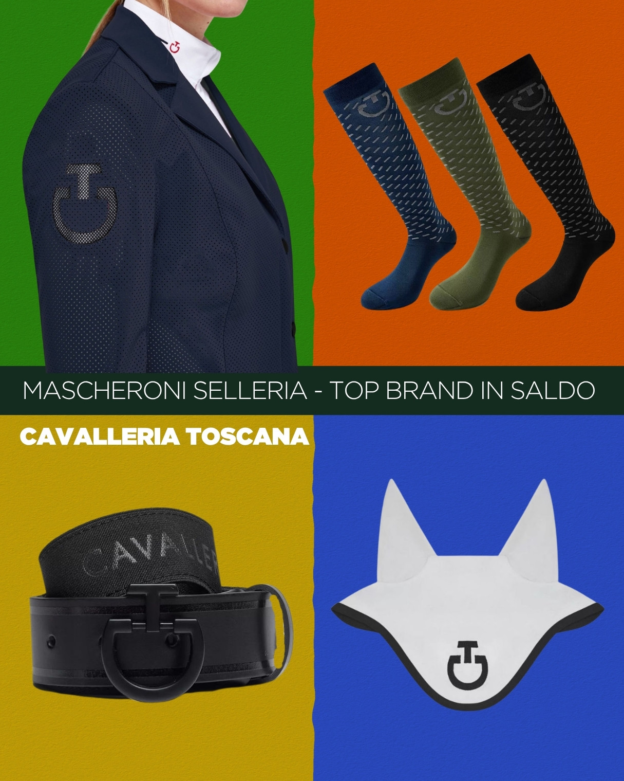 Stile e passione di Mascheroni Selleria e della selezione dei top brand in saldo